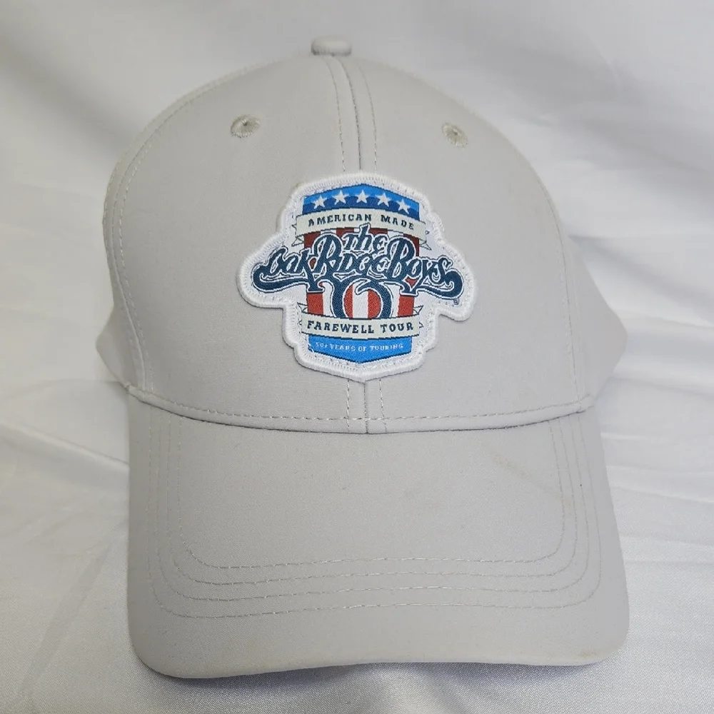 The Oak Ridge Boys Farewell Tour Hat Ballcap, Richards & Southern, Light‎ Grey